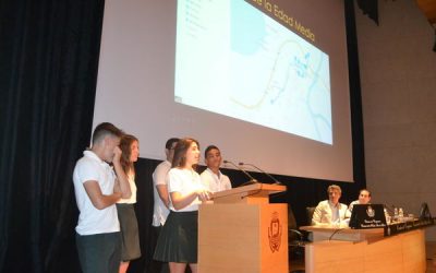 Alumnos del colegio Liceo elaboran el callejero literario ‘Caballeros Andantes’